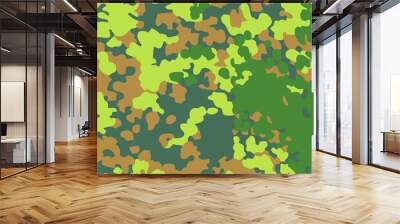 Fashionable camouflage pattern, vector illustration.Military print  Vector wallpaper Wall mural